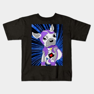 Robot French bulldog Kids T-Shirt